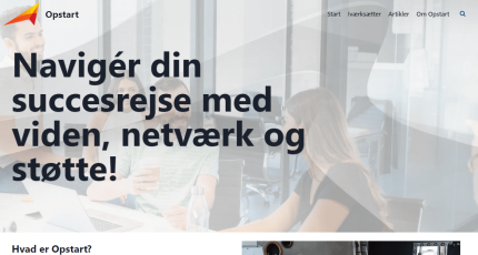 opstart hjemmeside